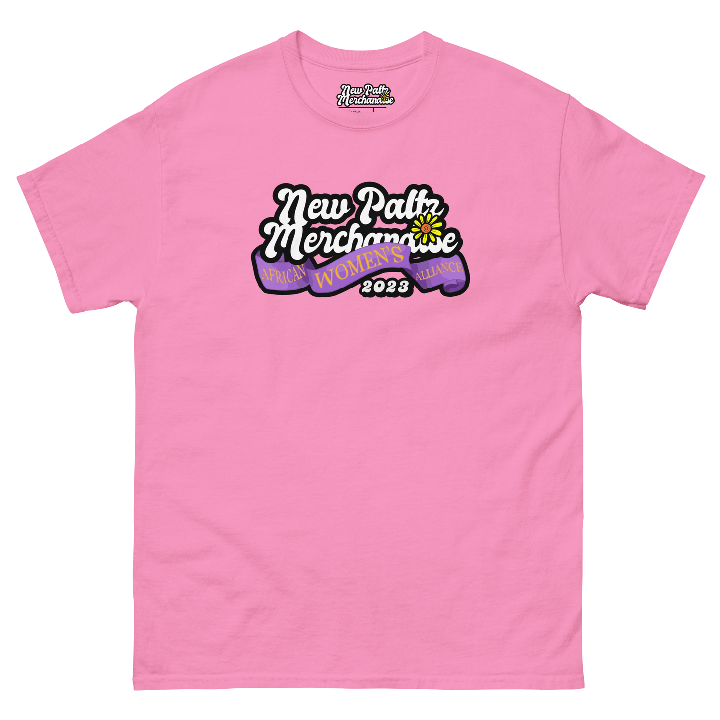 African Women's Alliance 2023 Pink shirt - New Paltz Merchandise