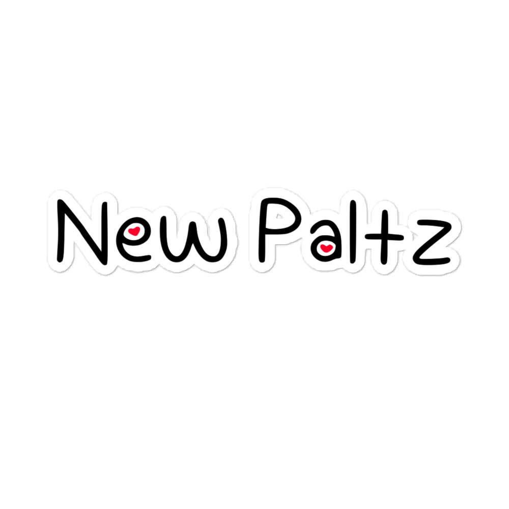 Love sticker - New Paltz Merchandise