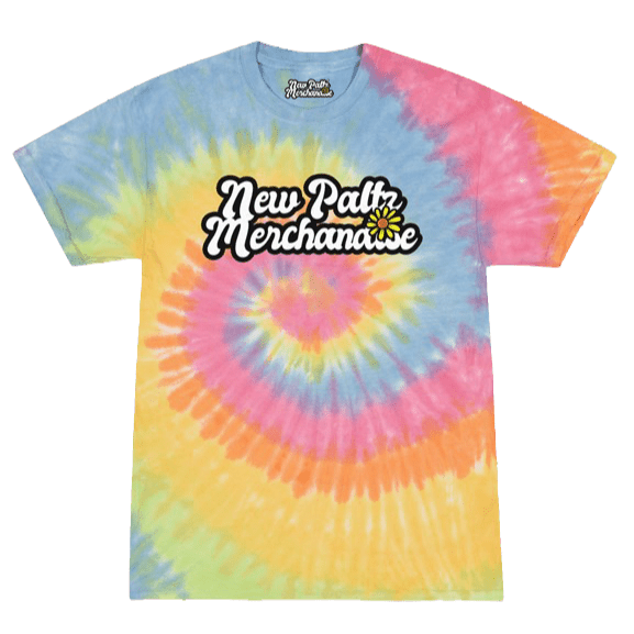 Official Logo tie dye shirt - New Paltz Merchandise