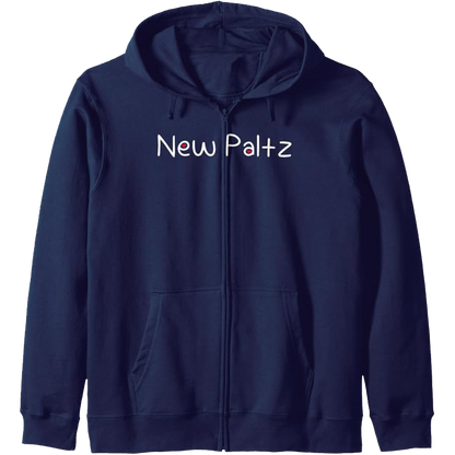 New Paltz Merch Love Heart Cute Fun New York Town Name Gift Zip Hoodie