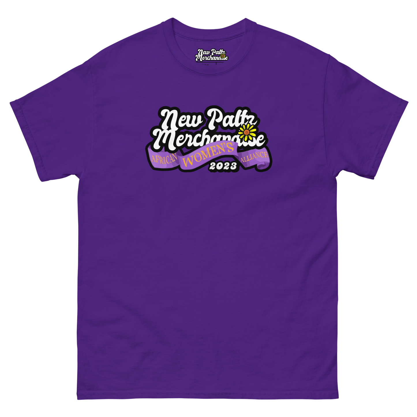 African Women's Alliance 2023 Purple shirt