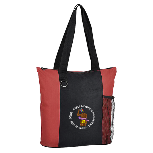 Triple Threat SUNY NP A.W.A x In Living Color tote bag